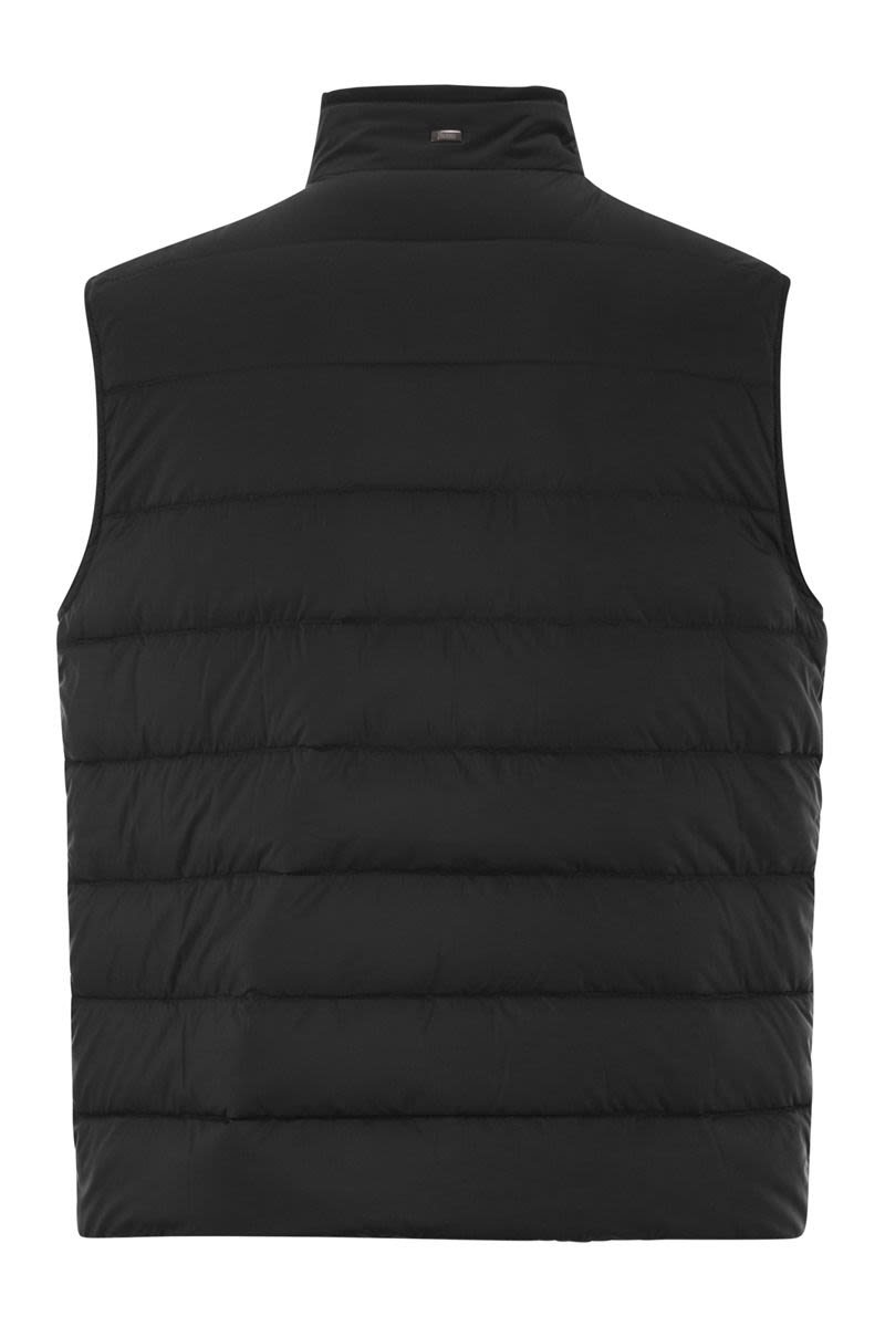 Down-filled waistcoat