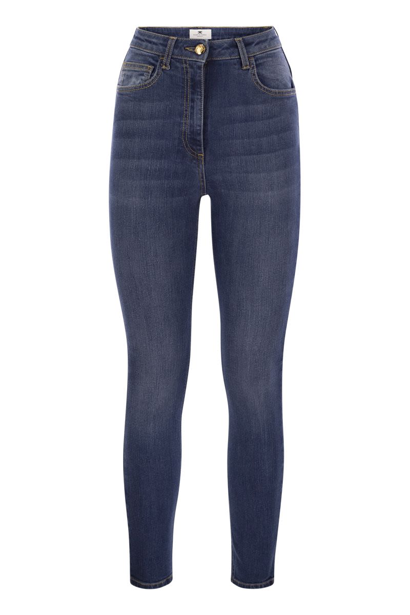 Stretch cotton skinny jeans