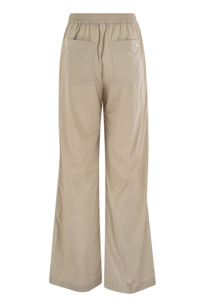 Stretch nylon trousers