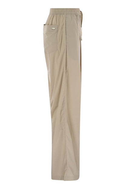 Stretch nylon trousers