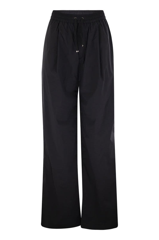 Stretch nylon trousers