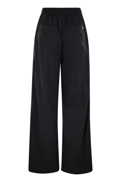 Stretch nylon trousers