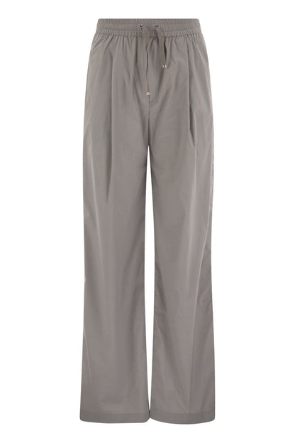 Stretch nylon trousers