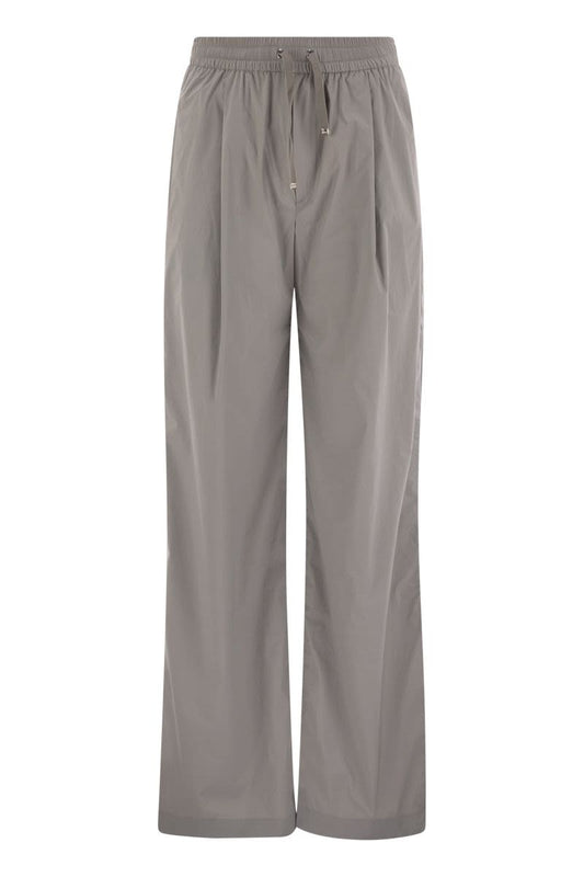 Stretch nylon trousers