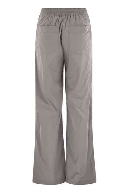 Stretch nylon trousers