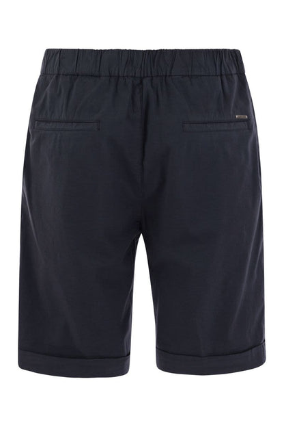 Stretch cotton shorts