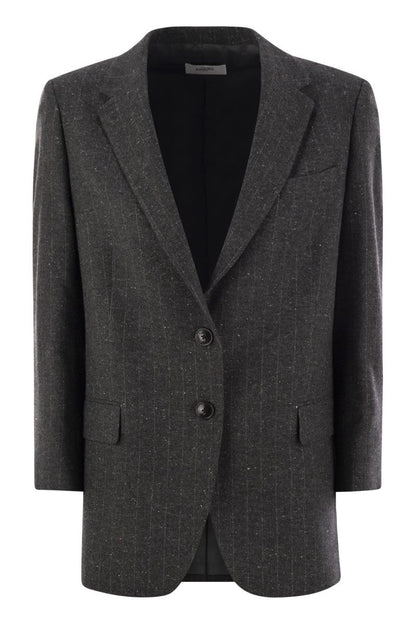 ANTONIA - Single-breasted jacket in wool blend