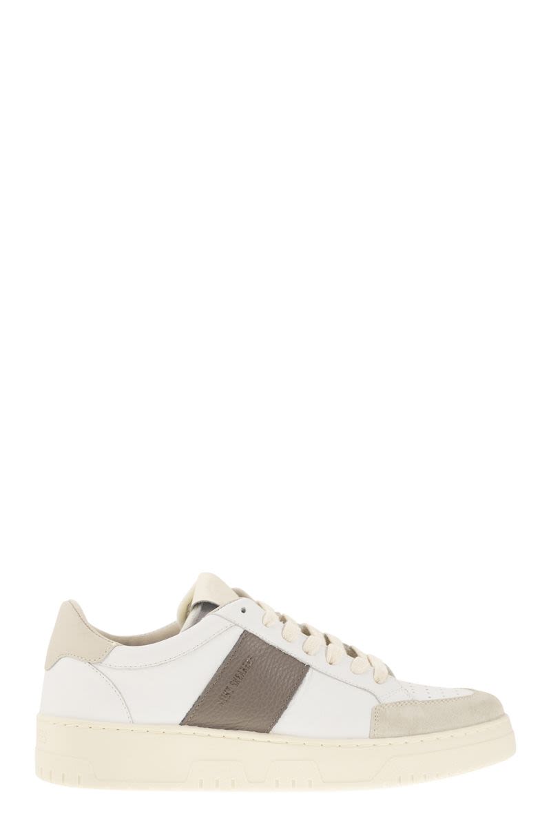 SAIL - Leather and suede trainers