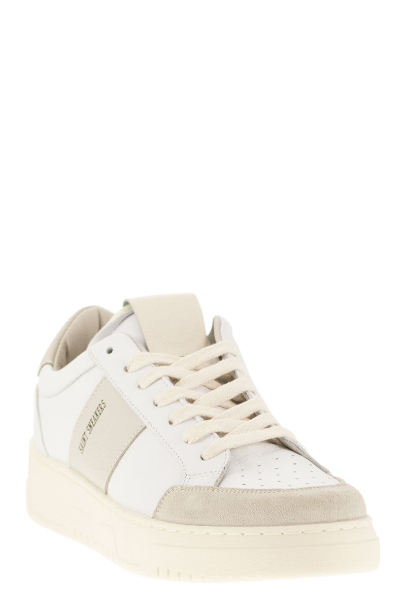 SAIL - Leather and suede trainers