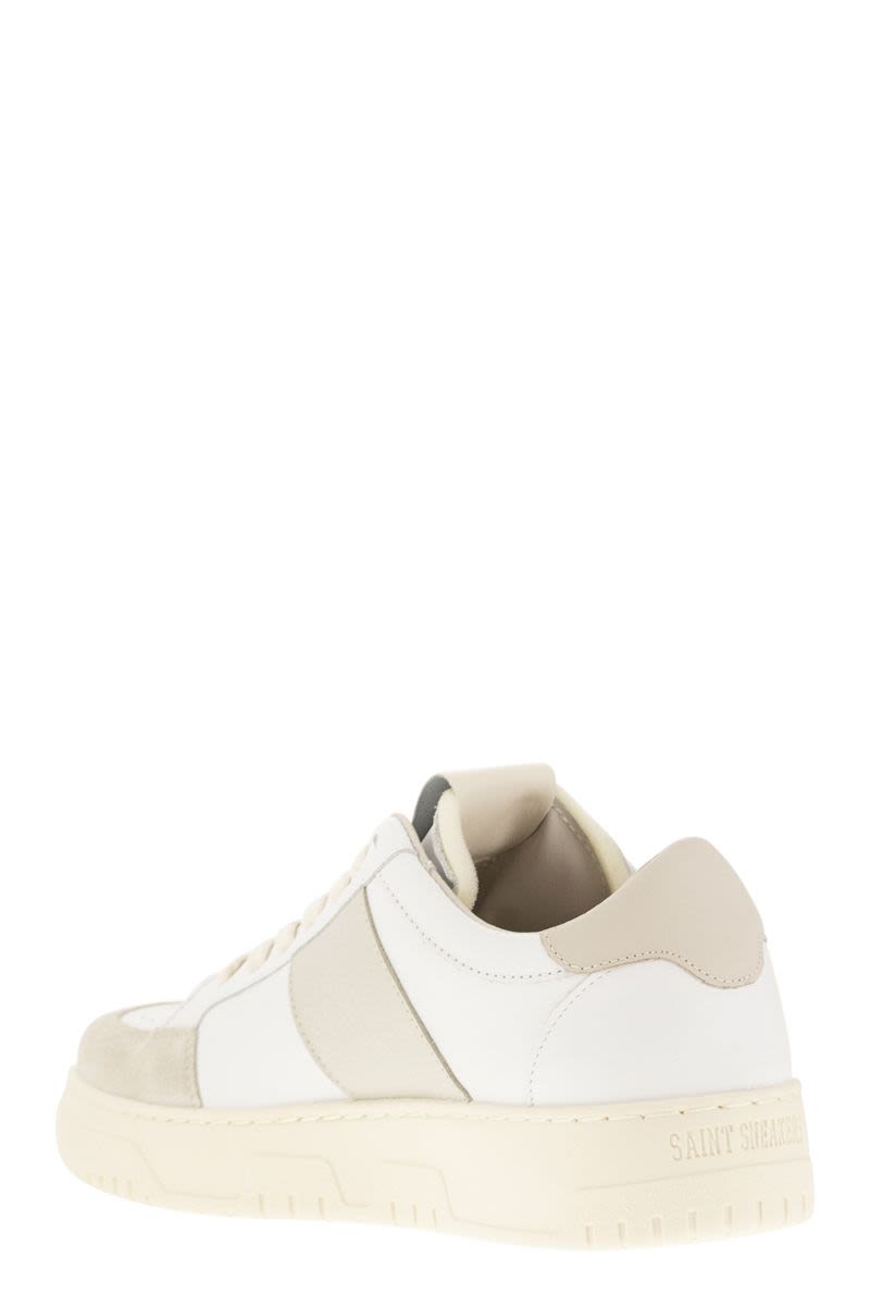 SAIL - Leather and suede trainers