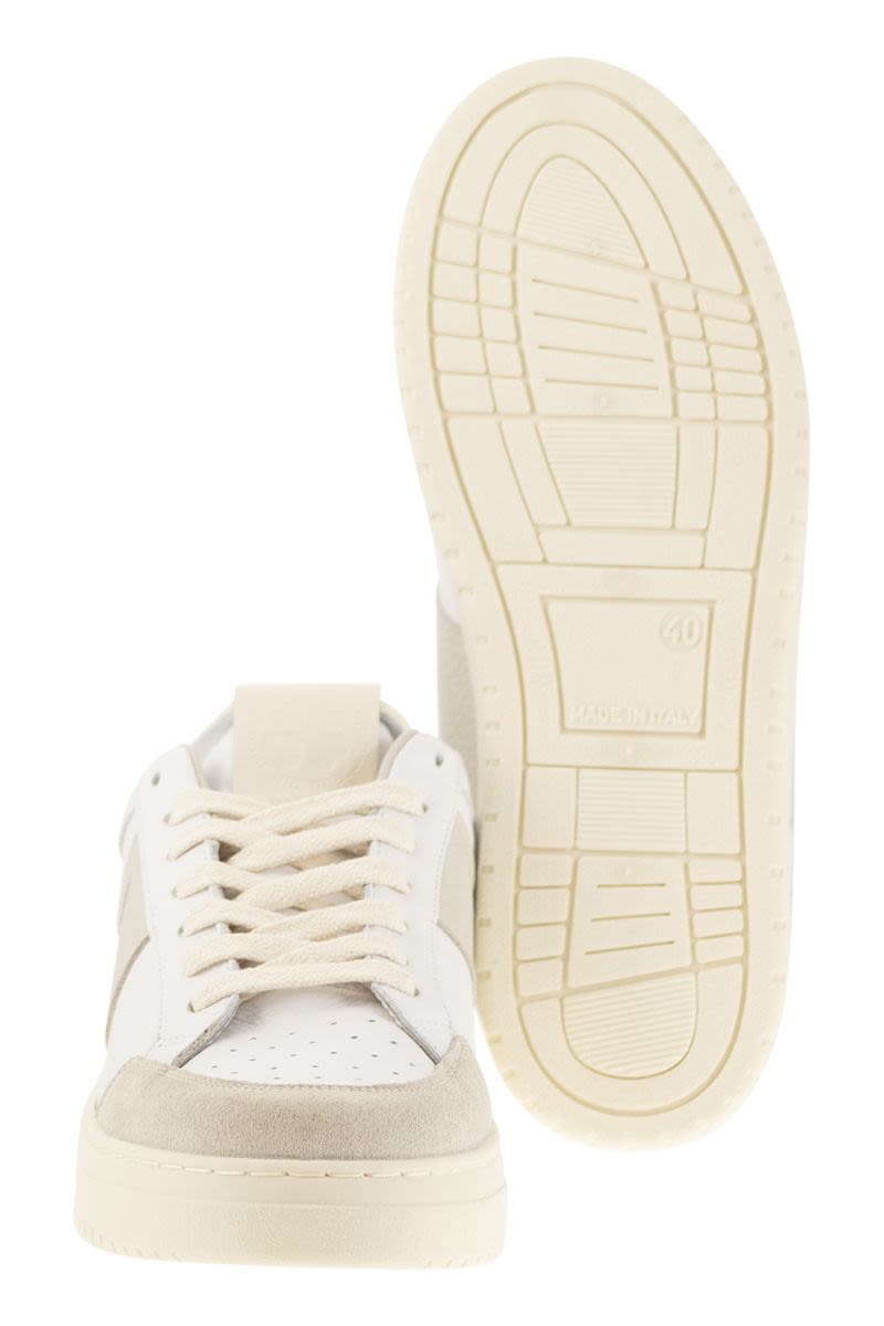 SAIL - Leather and suede trainers