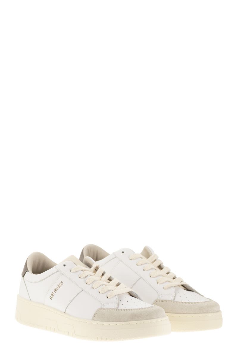 SAIL - Leather and suede trainers