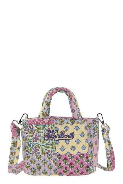 Soft Tote Mini quilted bag with flowers