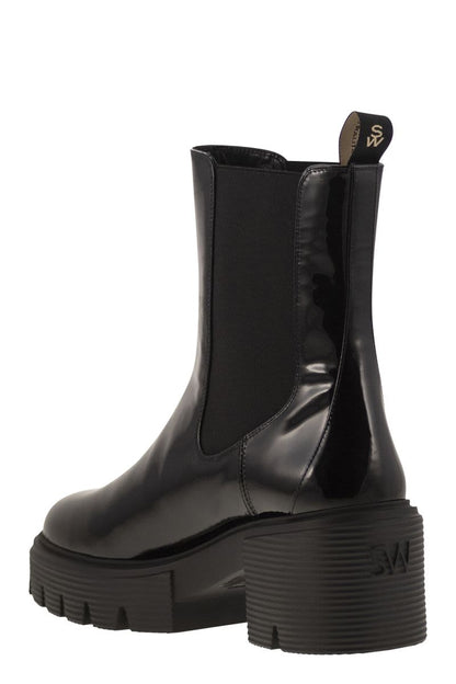 SOHO CHELSEA - Leather ankle boot with midsole