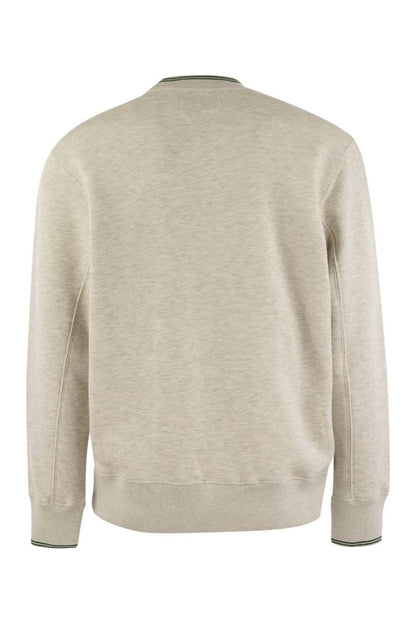 Crew-neck sweatshirt with logo