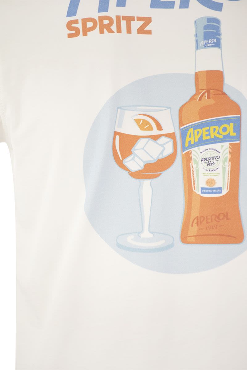 T-shirt with print on chest and back APEROL SPECIAL EDITION