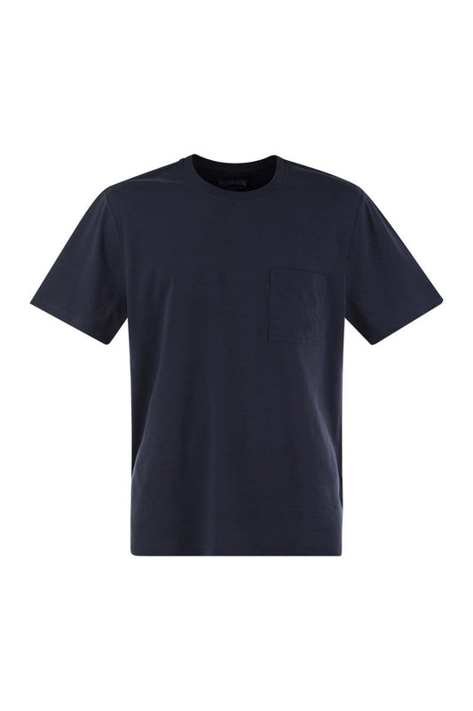 Cotton T-shirt with pocket