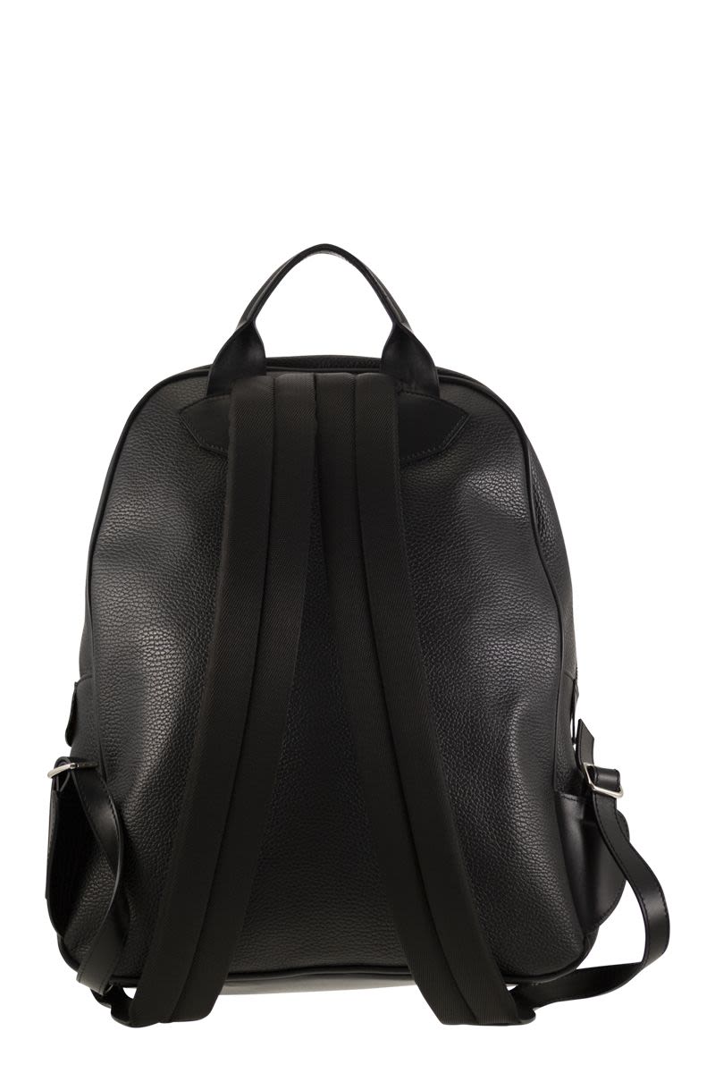 Leather backpack