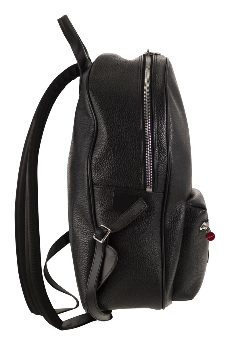 Leather backpack