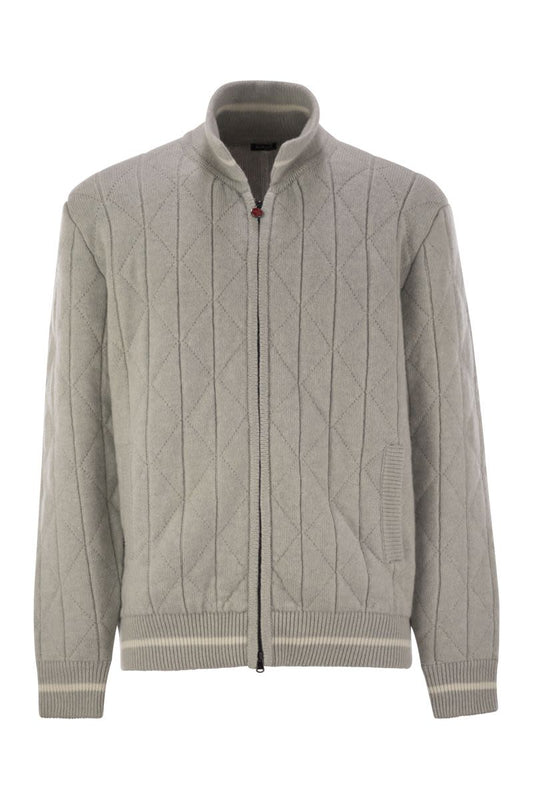 Cashmere light grey jacket