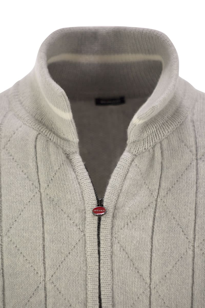 Cashmere light grey jacket