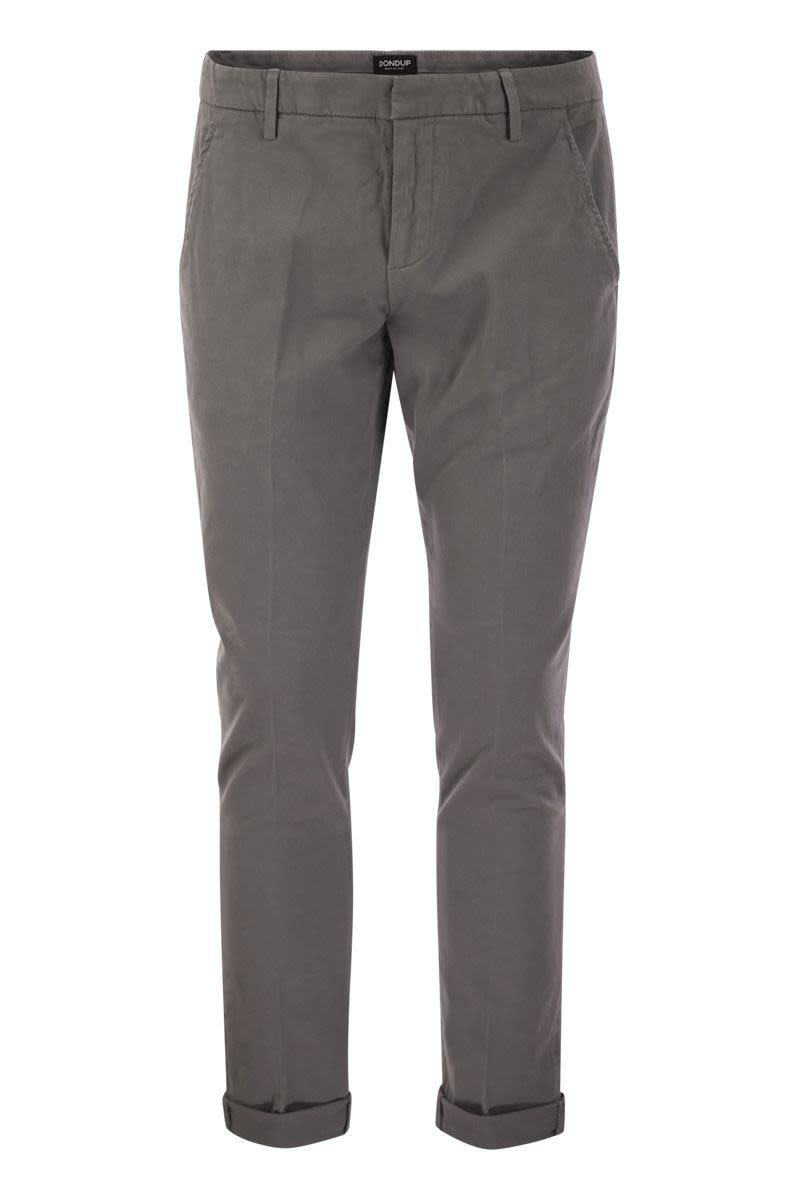 GAUBERT - Slim-fit gabardine trousers