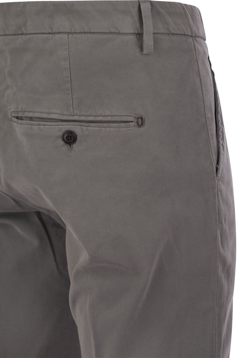 GAUBERT - Slim-fit gabardine trousers