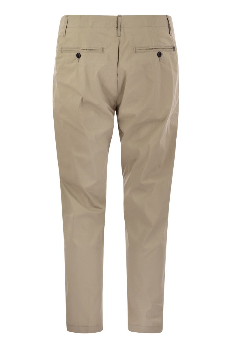 BEN - Carrot poplin trousers