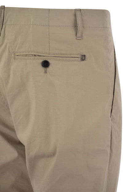 BEN - Carrot poplin trousers