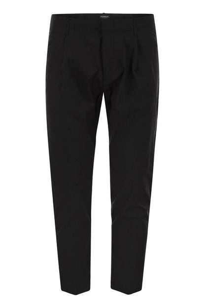 BEN - Carrot poplin trousers