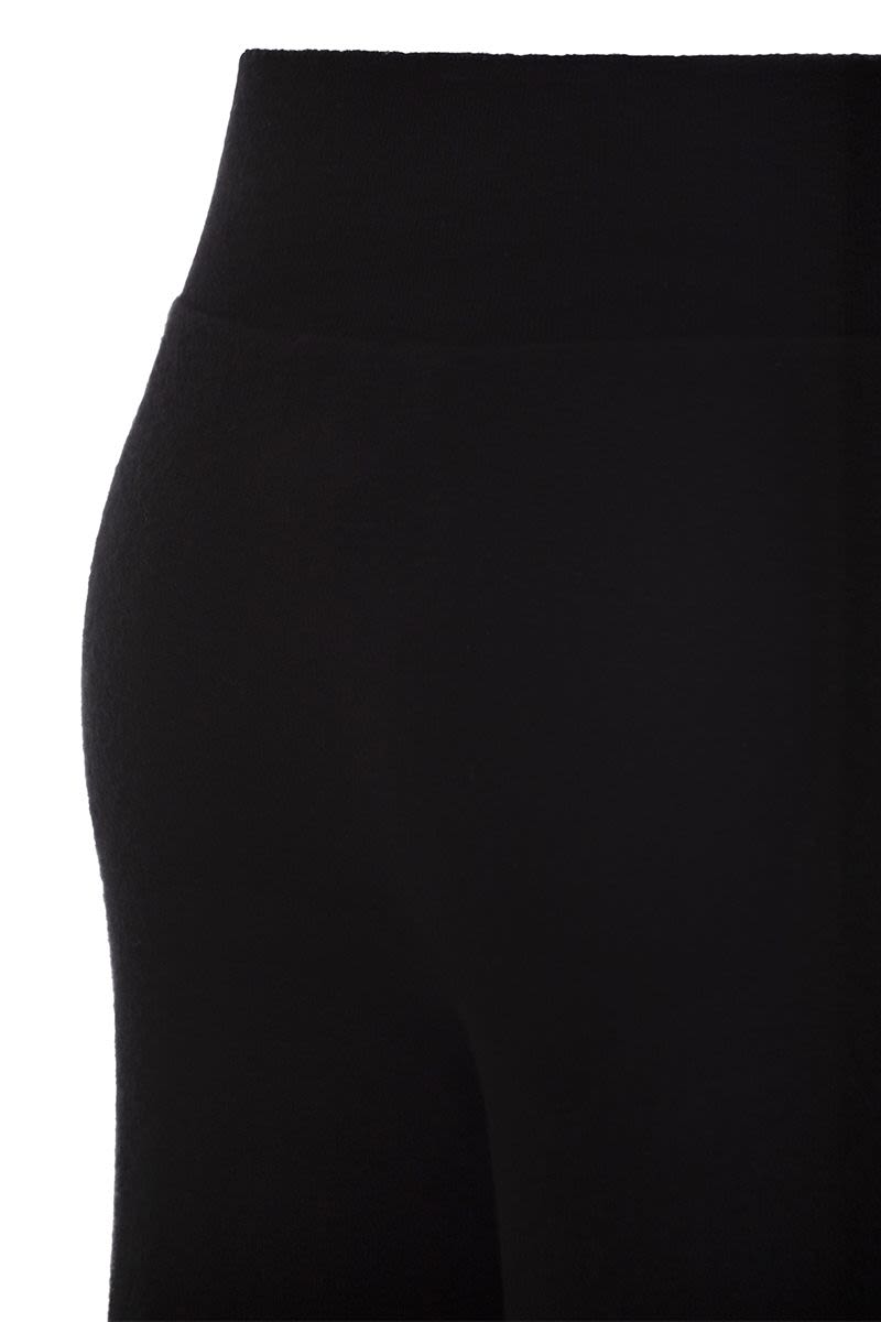 Cashmere wide-leg trousers