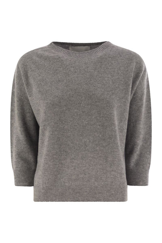 Cashmere crop sweater