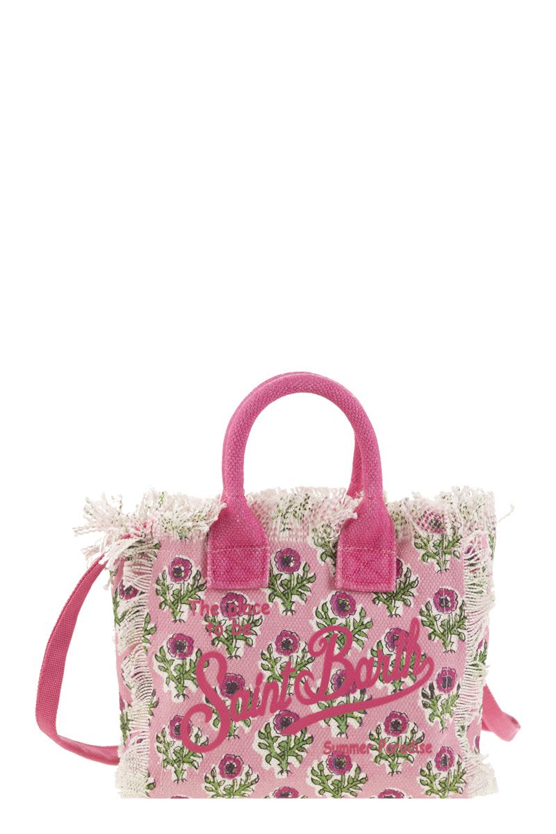 Mini Vanity bag in floral cotton canvas