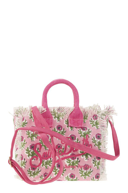 Mini Vanity bag in floral cotton canvas