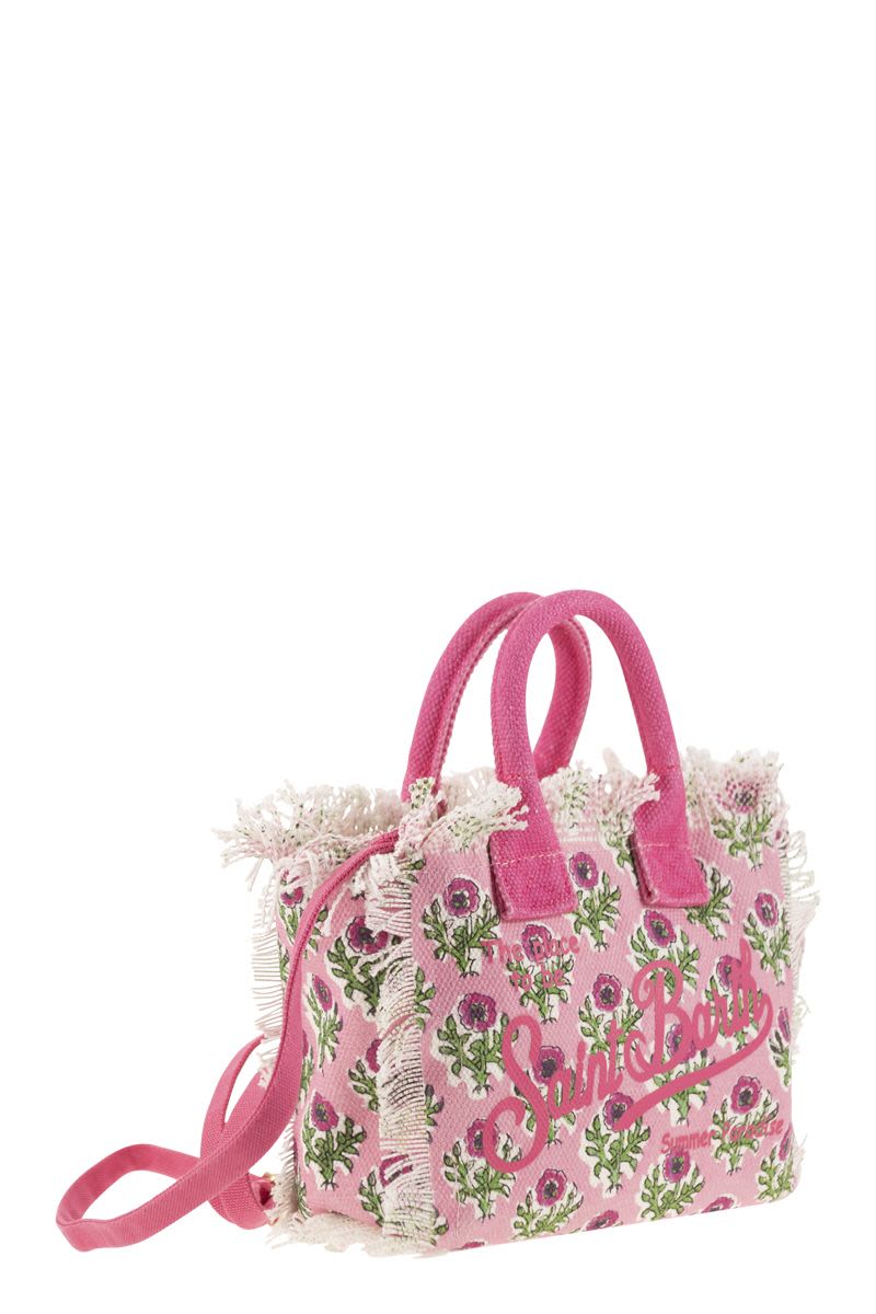 Mini Vanity bag in floral cotton canvas