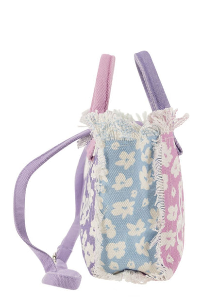 Mini Vanity bag in floral cotton canvas