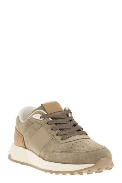 Suede Leather Sneakers