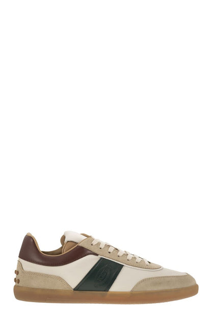 Suede Leather Tabs Sneakers