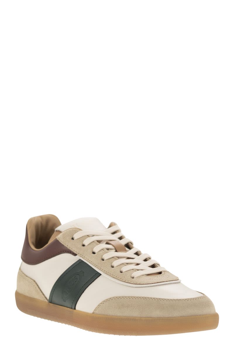 Suede Leather Tabs Sneakers