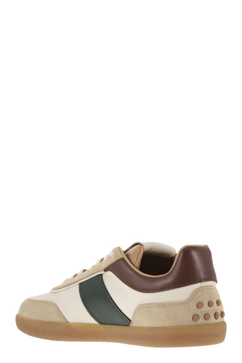 Suede Leather Tabs Sneakers