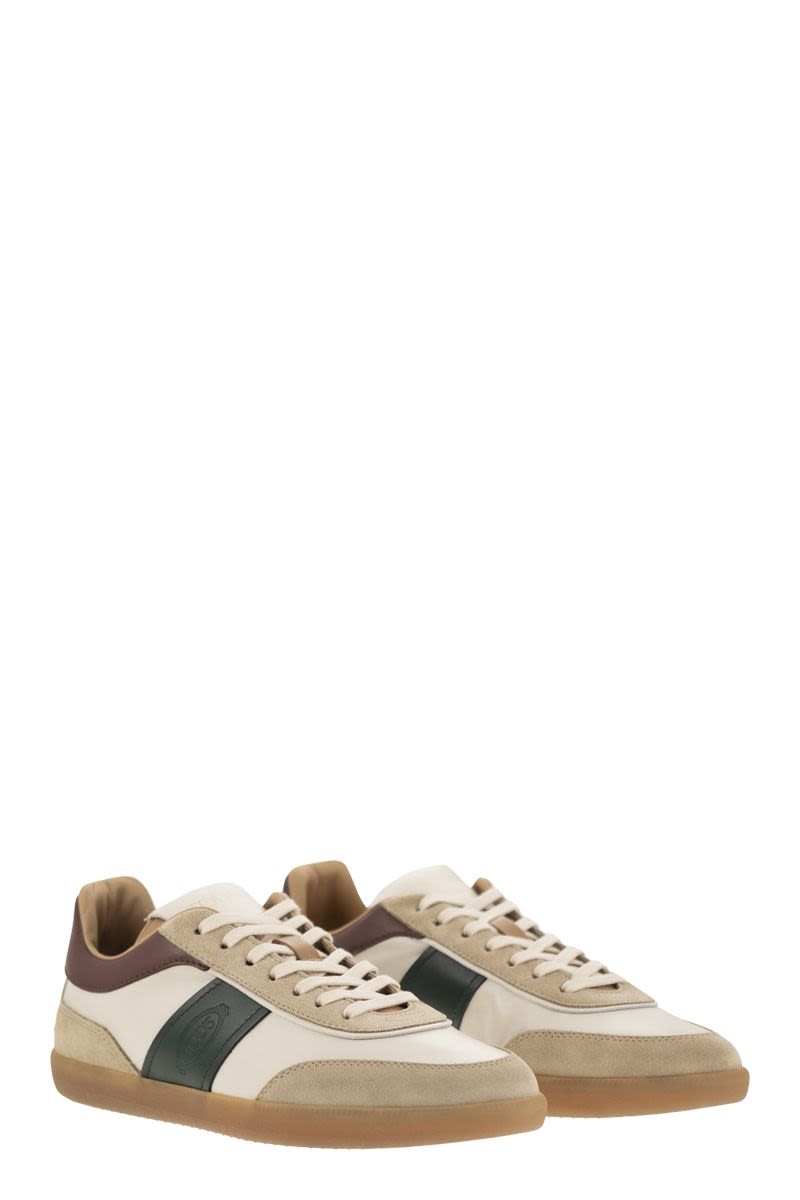 Suede Leather Tabs Sneakers