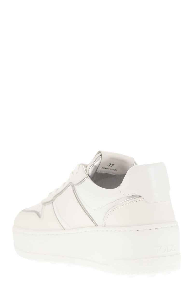 Leather Platform Sneakers