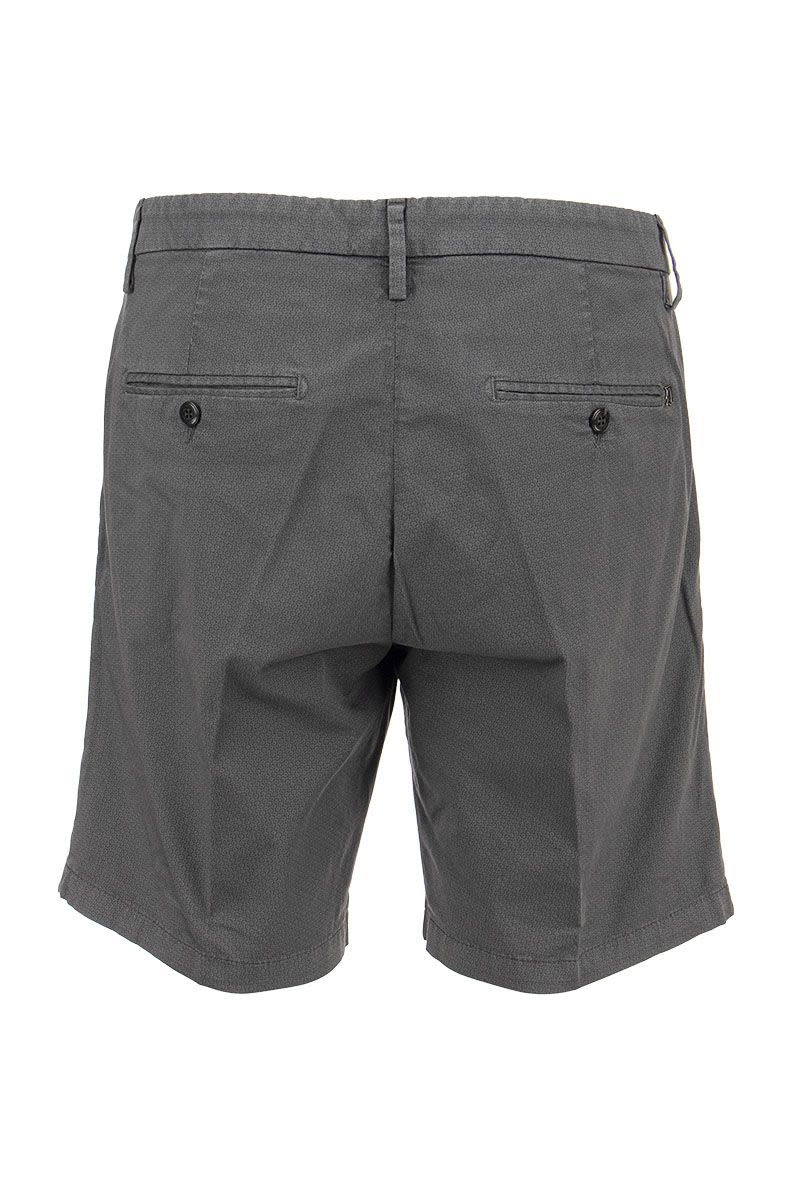 FERGUS - Cotton Blend Shorts - VOGUERINI