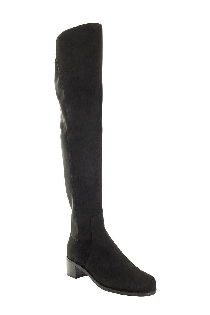RESERVE - Suede over-the-knee boot - VOGUERINI