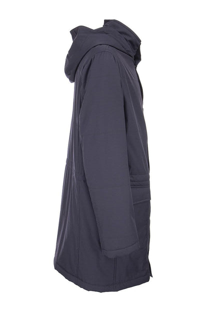 Long jacket with detachable hood - VOGUERINI