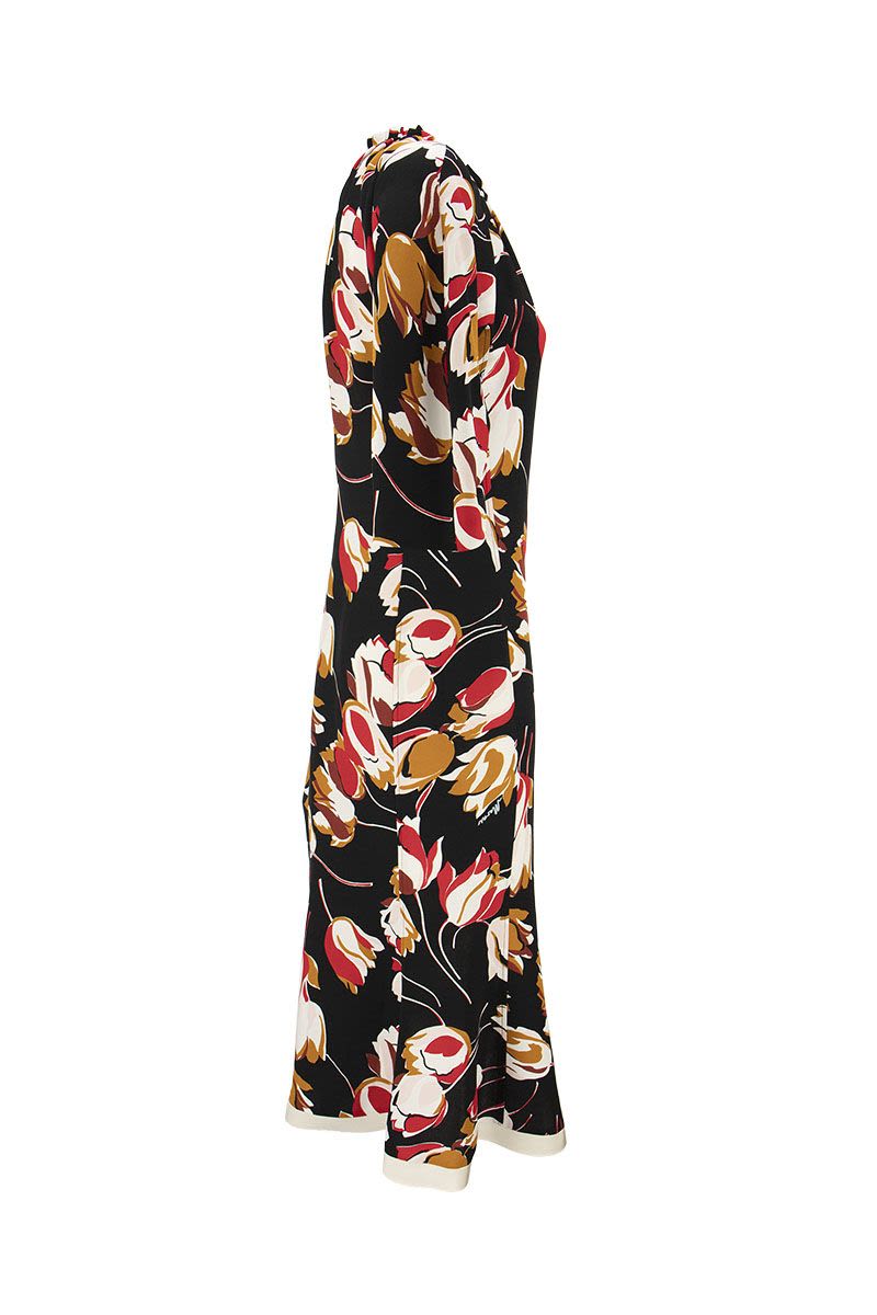 Flower patterned dress - VOGUERINI