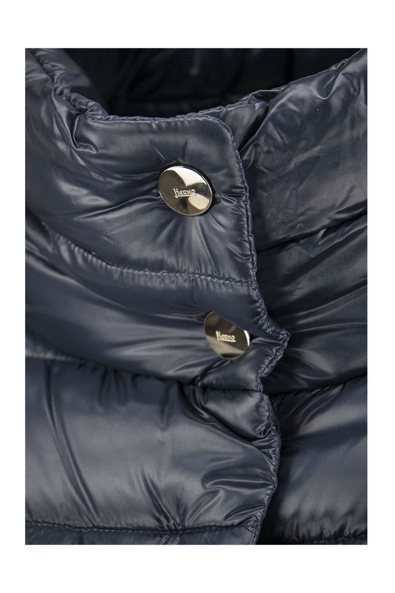 AMELIA - Down jacket with ring collar - VOGUERINI