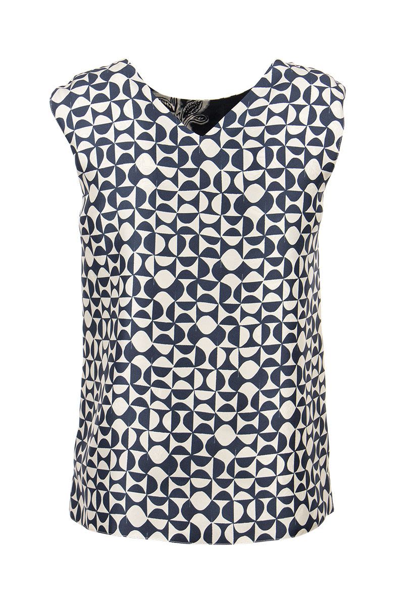 TPRINTA - Reversible Sleeveless Top - VOGUERINI