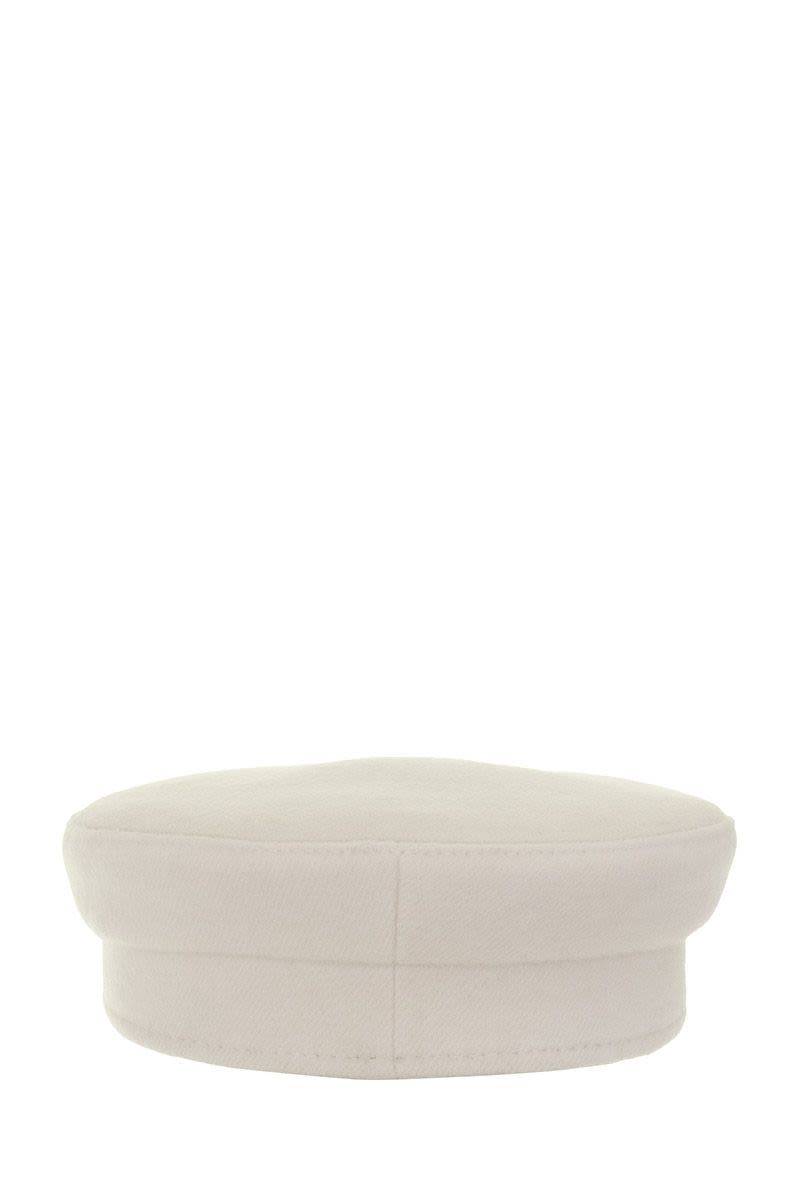 Wool baker boy cap - VOGUERINI