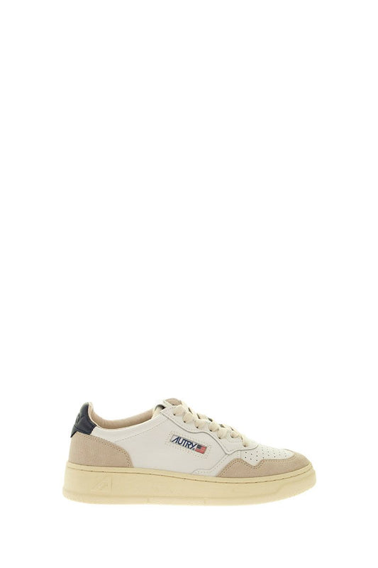 MEDALIST LOW - Leather and Suede Sneakers - VOGUERINI